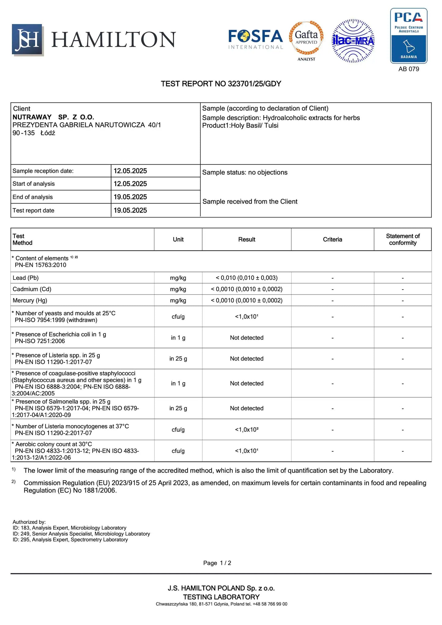 Basilico Sacro: Equilibrio+