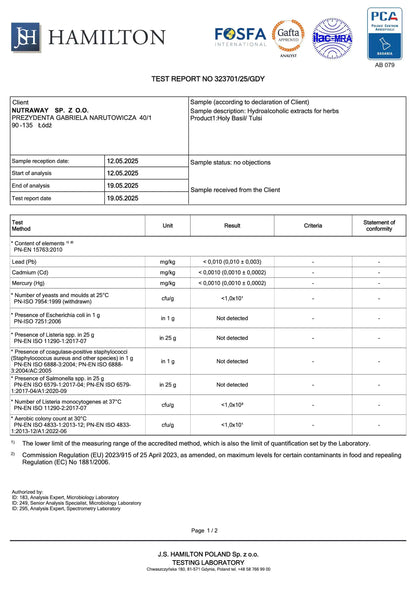 Basilico Sacro: Equilibrio+
